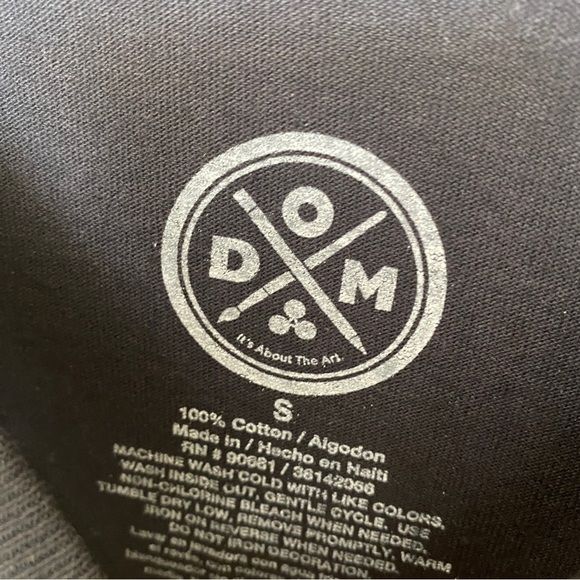 DOM T-shirt Joshua tree black small new with tags - Picture 2 of 4